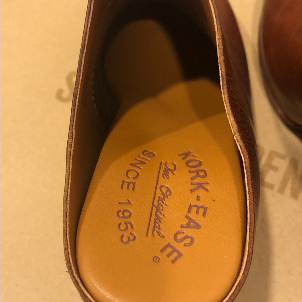 Kork-Ease Women's Tan Leather Mules - Picture 3 of 4
